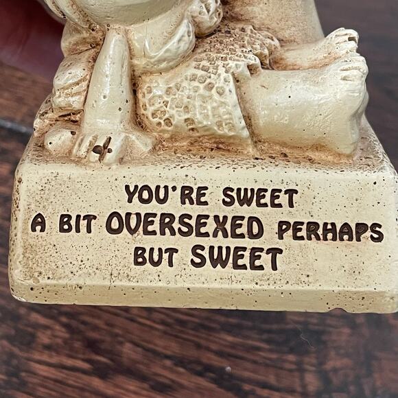 Vintage 1970s Paula Figure Kitschy You’re Sweet Bit Oversexed Perhaps But Sweet - Picture 9 of 11